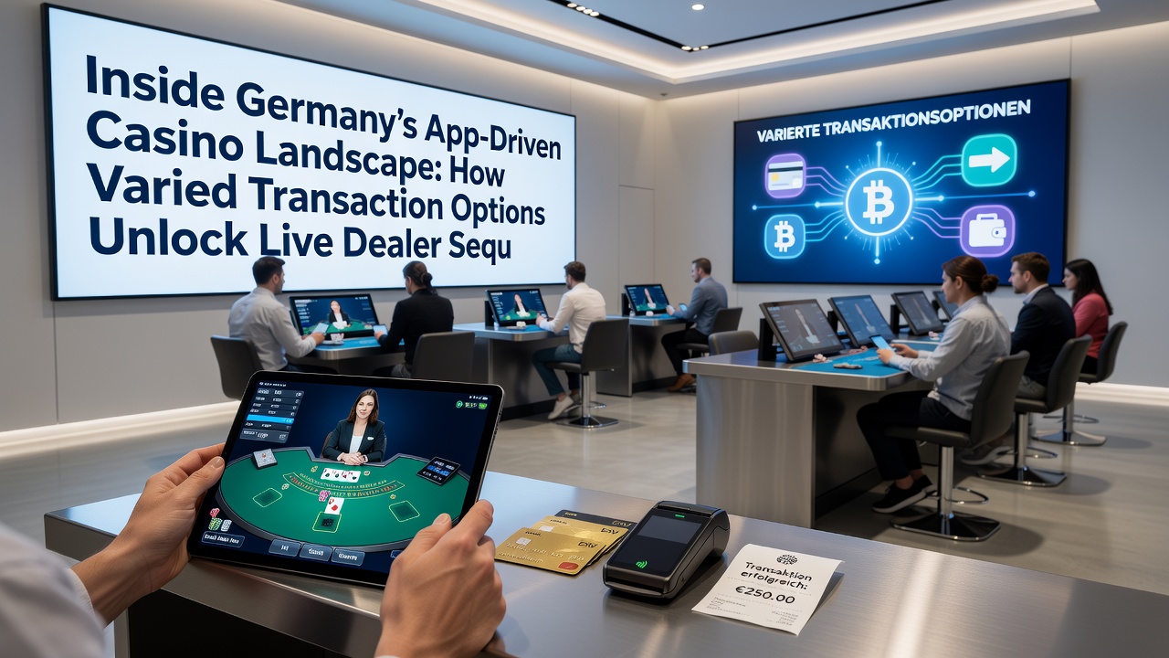 Mobile Casino-Apps mit Transaktionsoptionen und Live-Dealer-Integrationen