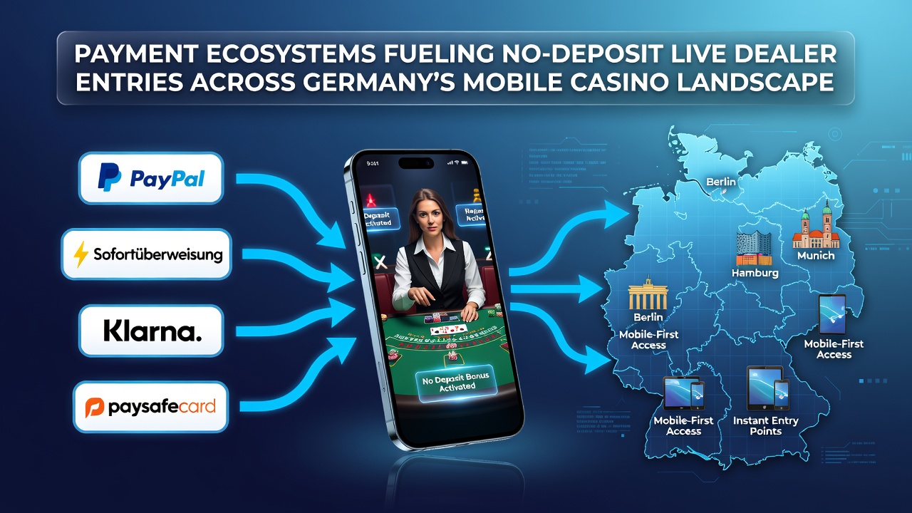 Mobile Zahlungsintegrationen für einlagelose Live-Dealer-Spiele in Deutschland