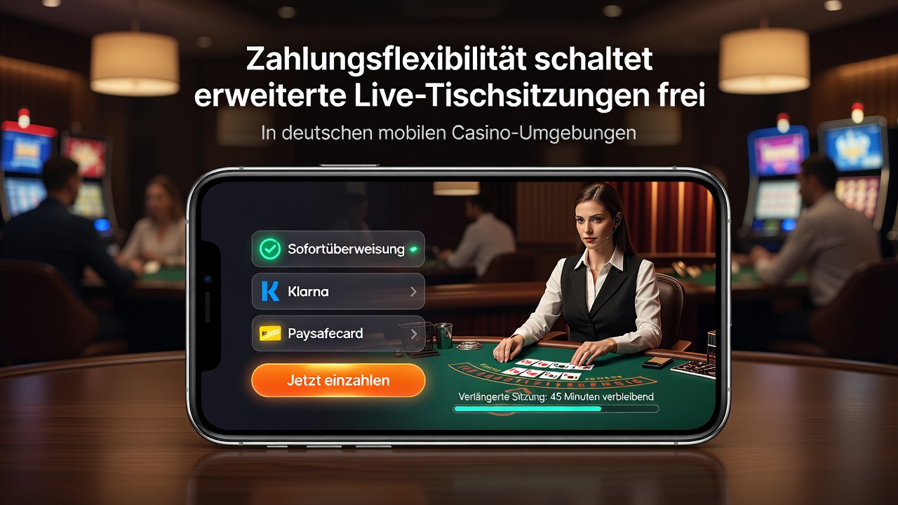 Zahlungsflexibilität und erweiterte Live-Sessions auf mobilen Geräten