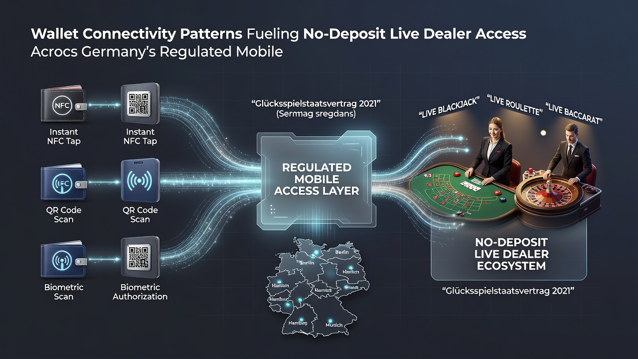 Mobile Live-Dealer-Sitzungen mit Wallet-Integration