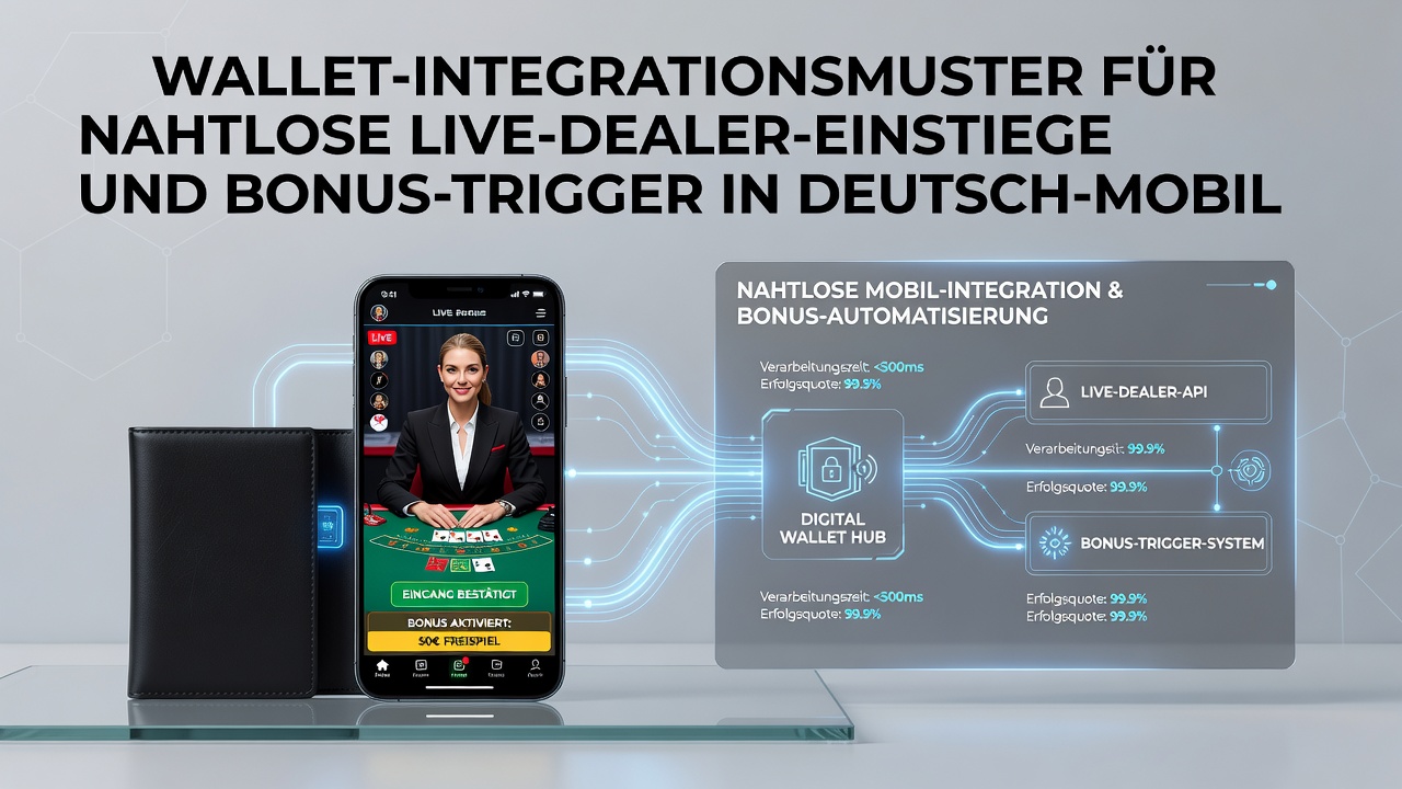 Mobile Wallet-Schnittstellen mit Live-Dealer- und Bonus-Trigger-Funktionen